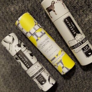 3 Goat Milk Lip Balms